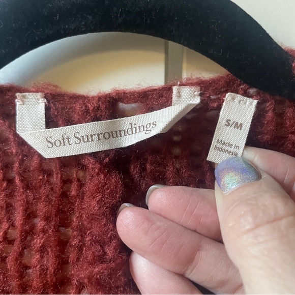 Like New Soft Surroundings Katy Kimono Sweater - Picture 5 of 6